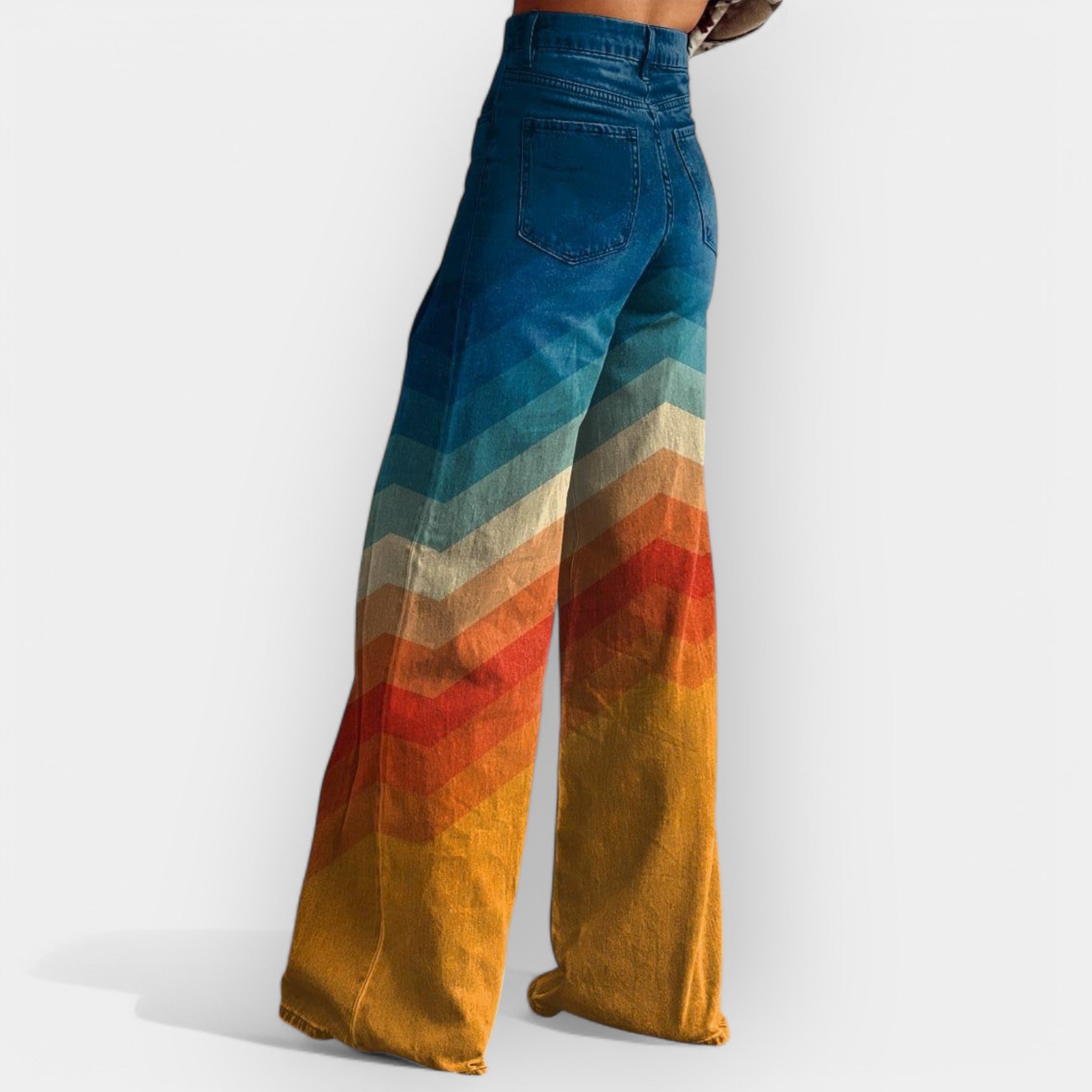 Pantalón Flare Vintage y Femenino