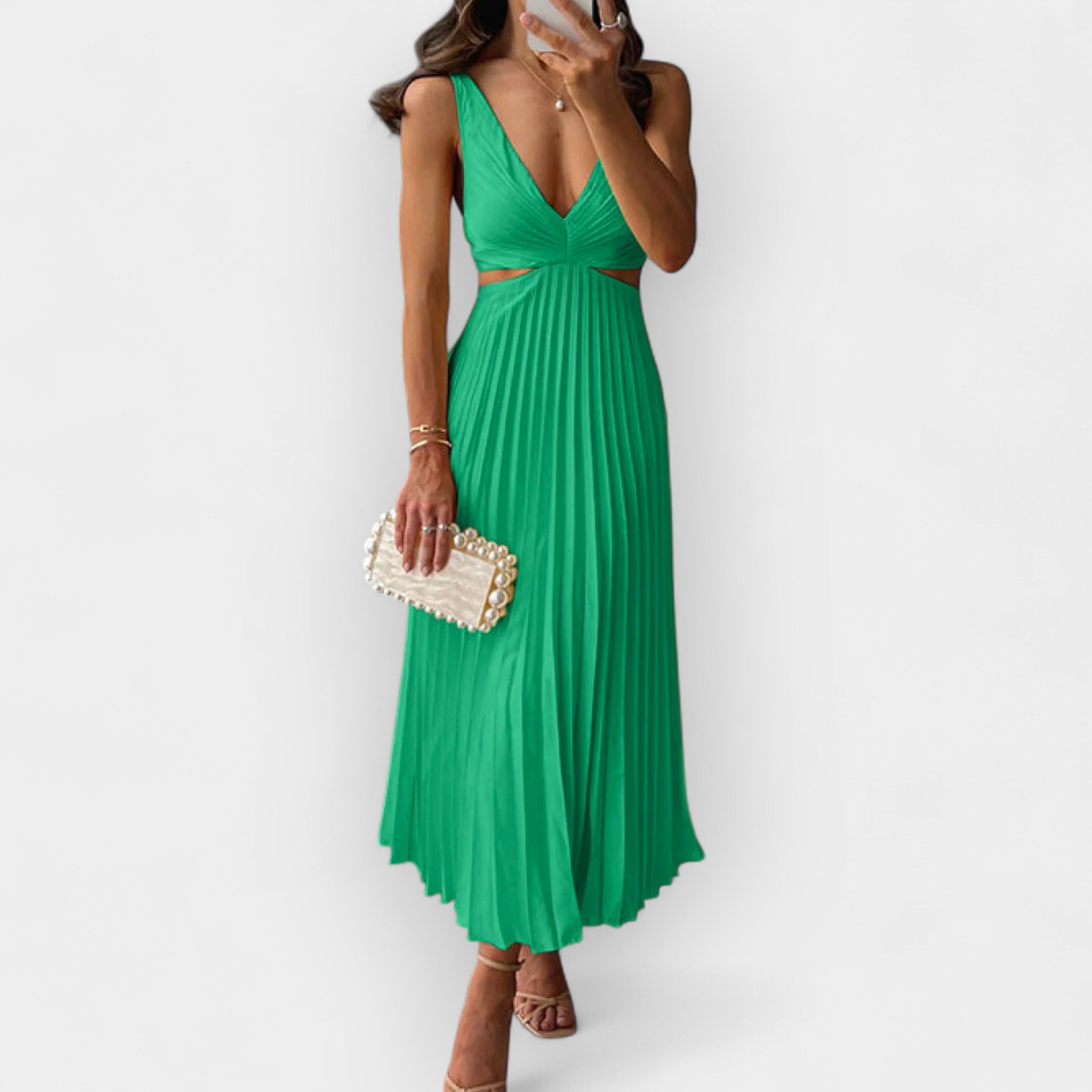 Vestido Satinado Elegante