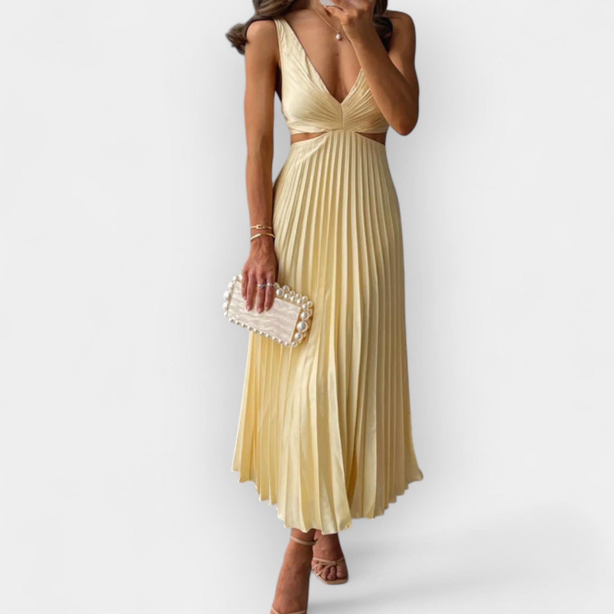 Vestido Satinado Elegante