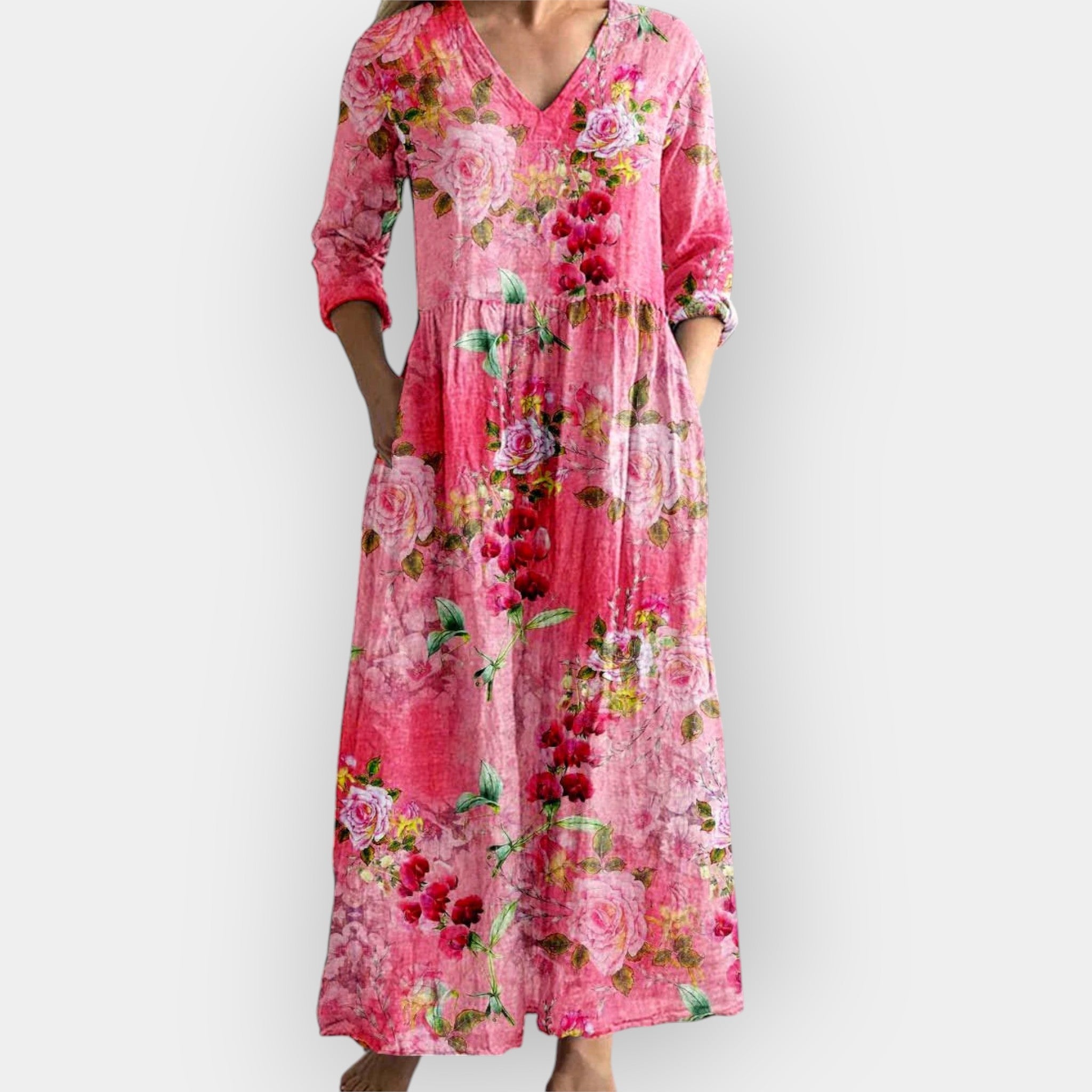 Vestido Floral y Romántico