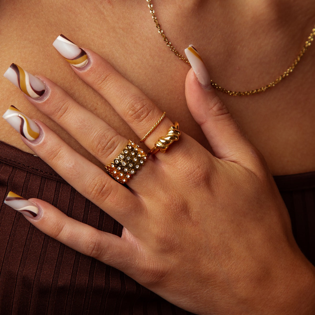 Anillo Trenzado Elegante